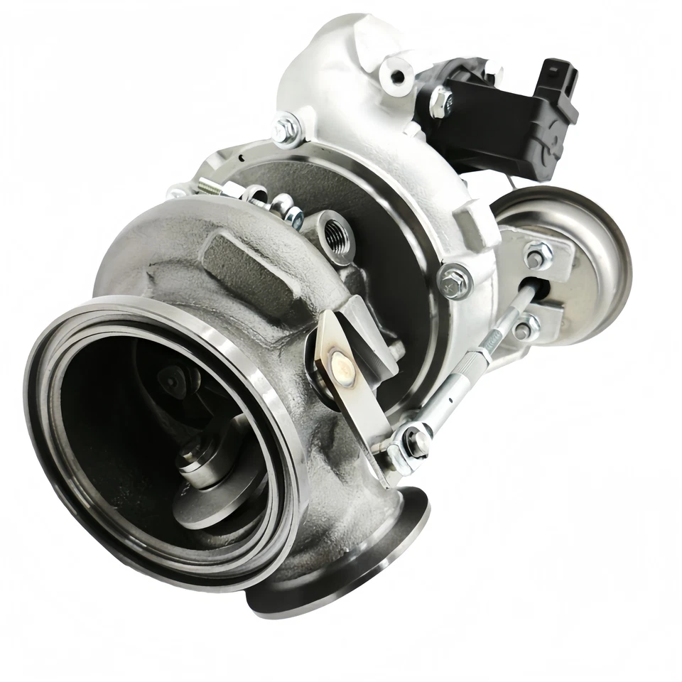 Turbocompresor para BMW 550i 650i 750i X5 X6 xDrive N63 motor 4,4 L V8 11657576985 Foto 3 de 4