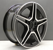 MERCEDES A-CLASS CLA 18" AMG-LINE ALLOY WHEEL RIM BLACK DIAMOND CUT GENUINE X 1