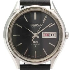 SEIKO Ks Hi-Beat 5626-7120 Black Automatic Case Size 37mm Used Watch 91023
