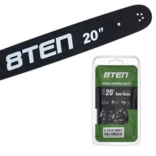 8TEN 20" Chainsaw Guide Bar & Chain .050 13/40 78DL for Husqvarna 460 581643678