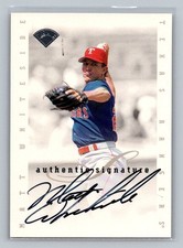 1996 Leaf Signature Series Signatures Update Matt Whiteside Auto Rangers