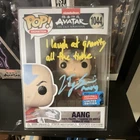 Funko Pop! Avatar Aang #1044 2021 Fall Convention Exclusive Autographed JSA