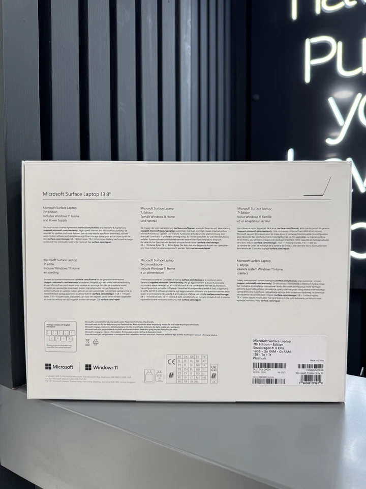 Microsoft Surface Laptop 7th Edition 13.8 Snapdragon x Elite 16GB RAM-1TB NEW🔥 - Image 2 of 3