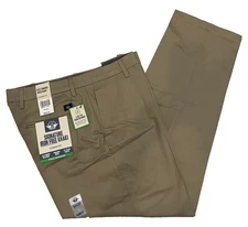 Dockers Signature Mens Iron Free Khaki Classic Fit 34X30 Stain Defender British