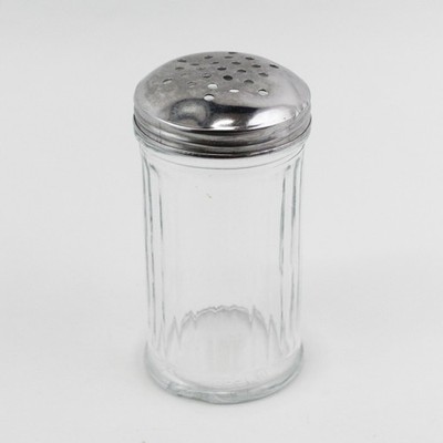 Vintage Libbey of Canada Klare Gerippte Glass Parmesan-Käseshaker 1 Stück