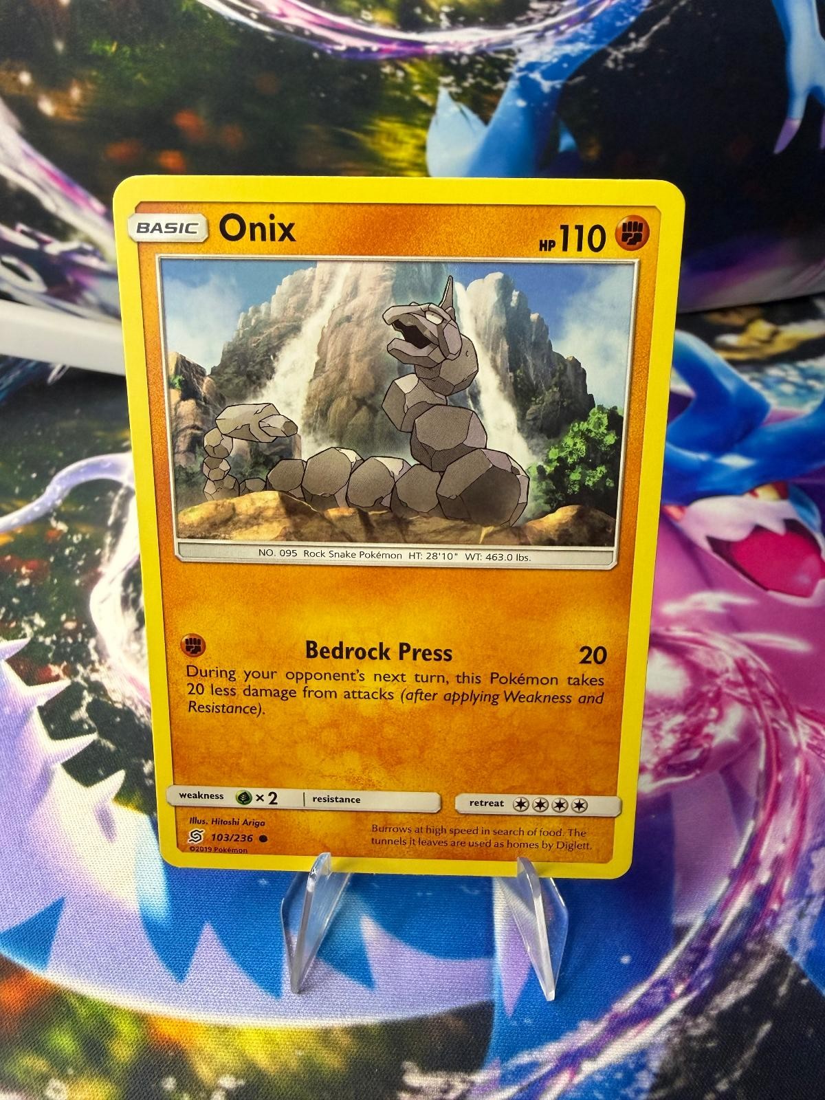ONIX 103/236 UNIFIED MINDS Common Pokemon