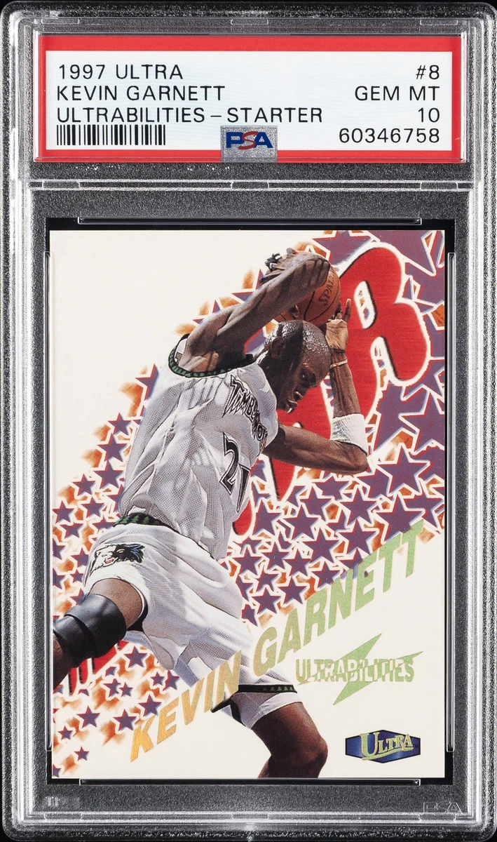 Kevin Garnett Professional Sports Authenticator (PSA) Basketball