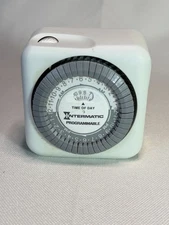 Intermatic TIME-ALL TN111 Indoor Plug-In Timer For Lights & Appliances 24Hr