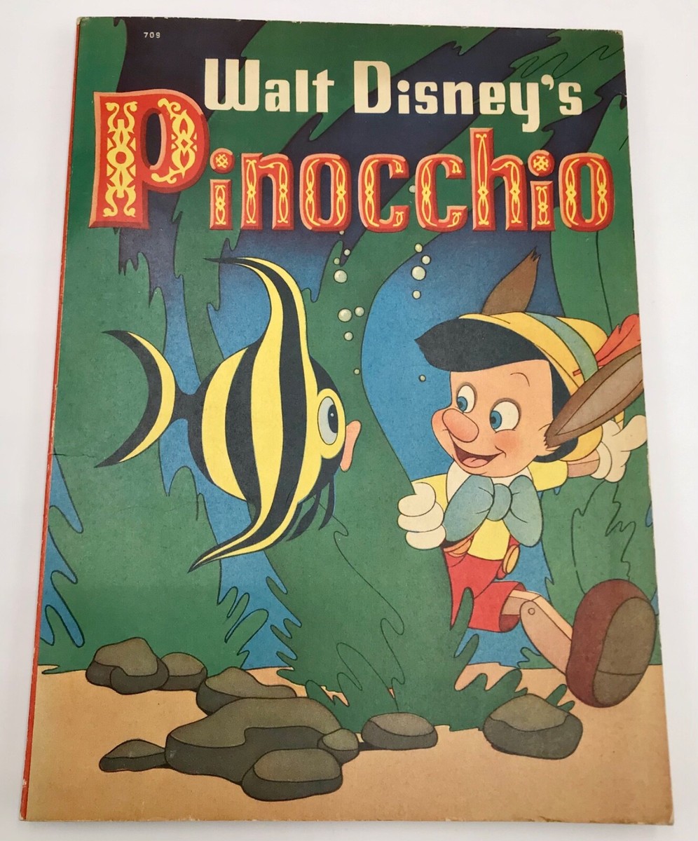 PINOCCHIO ピノキオ　ヴィンテージブック Disney “Pinocchio” Cloth Books ピノキオ ビンテージ クロス