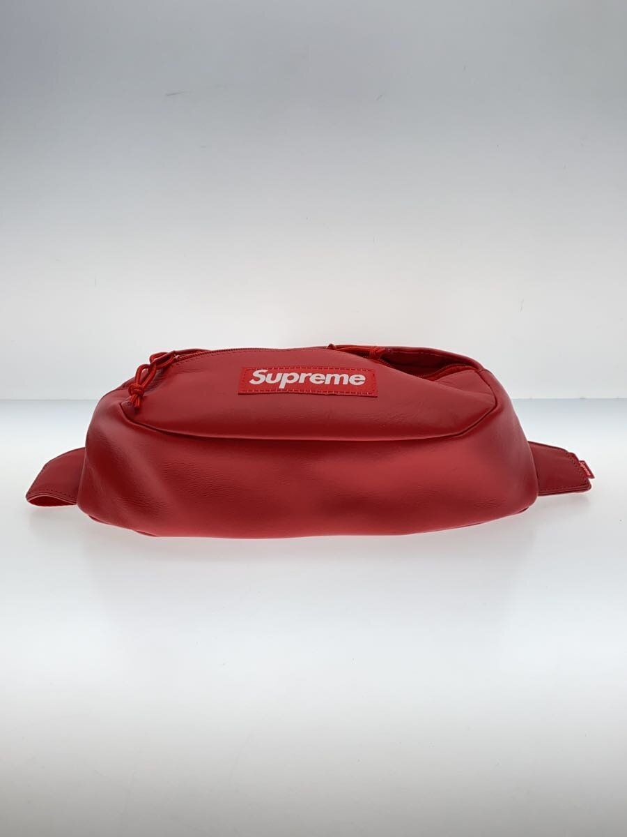 Supreme waist bag Leather RED Used | eBay Supreme waist bag Leather RED Used | eBay