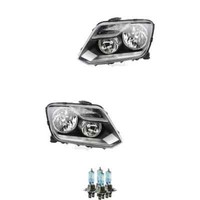 Halogen Scheinwerfer Hauptscheinwerfer Set H7 FüR VW Amarok Inklusive Lampen