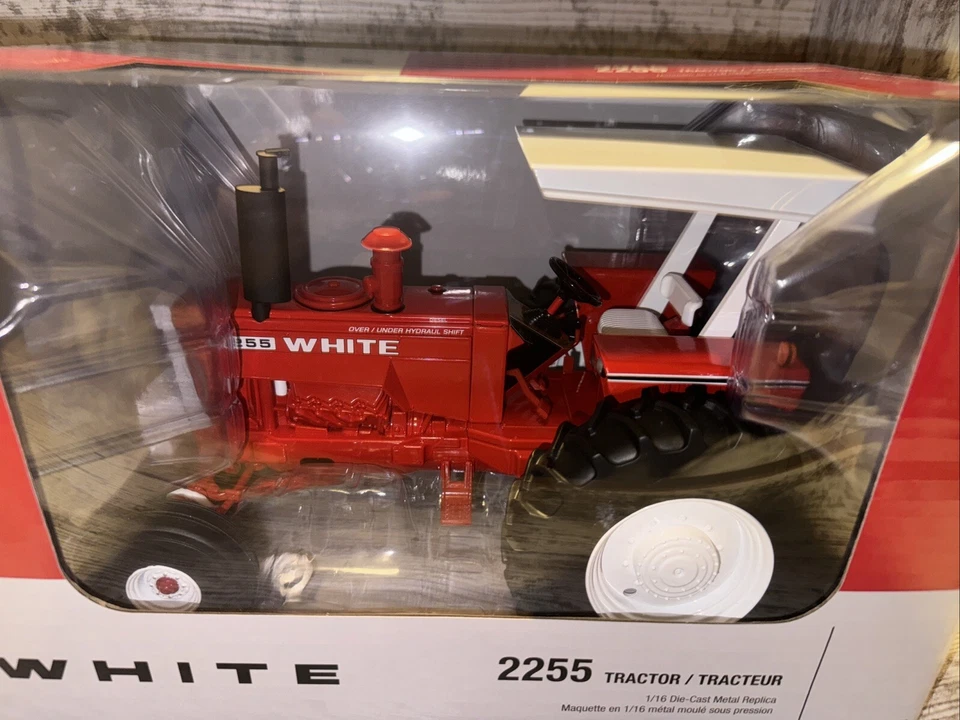 1/16 Scale White 2255 2WD with ROPS & Canopy Prestige Collection Ertl Die-Cast - Image 2 of 4