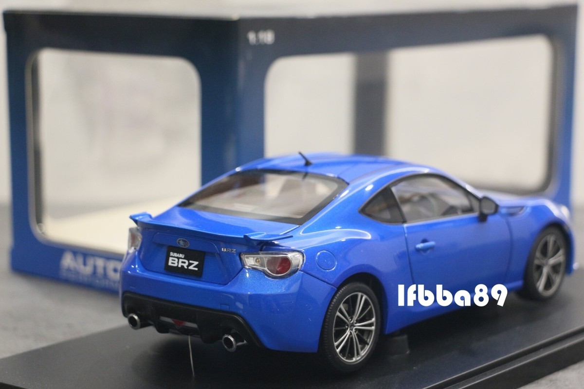 【希少】SUBARU BRZ AUTOart 1/18 ブルー AUTOart 1:18 Subaru BRZ WR blue mica RHD 78691 model car