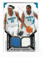 2004-0 SPX CARMELO ANTHONY & ANDRE MILLER Winning Combos  game-used Jersey