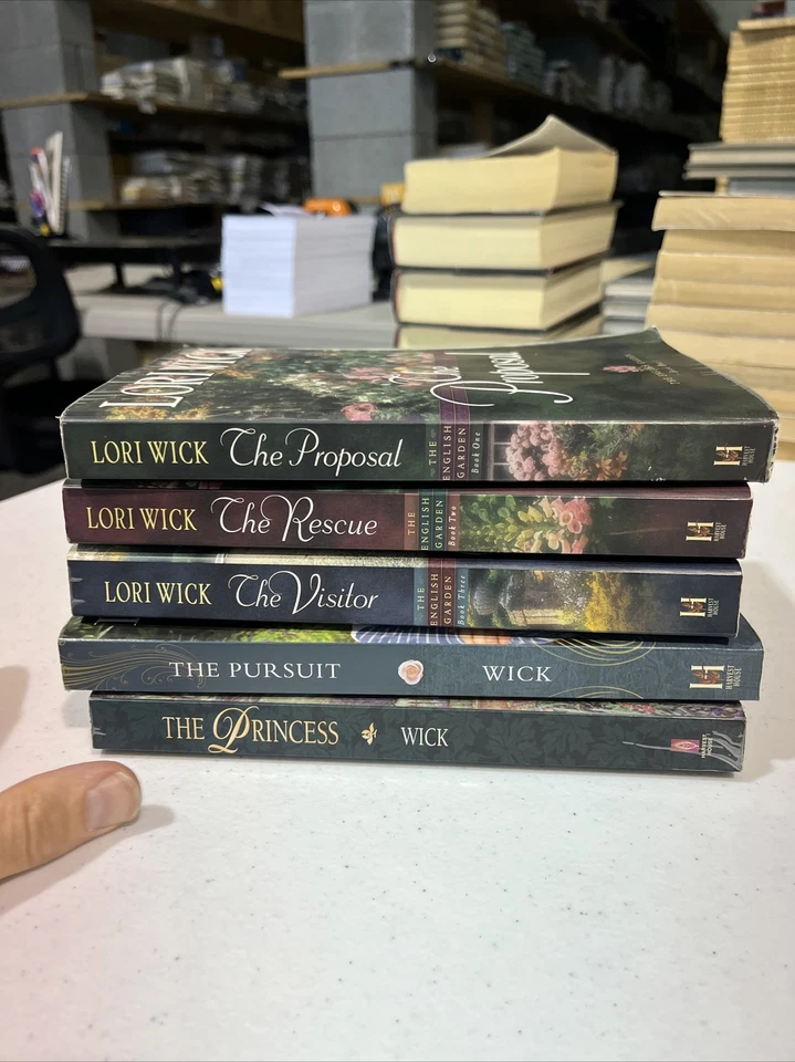Lori Wick 5 Book Lot Complete English Garden & The Princess, Christian Fiction - Image 3 of 4
