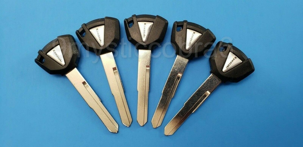 5 x KAWASAKI NINJA ZX6R / 636 / ZX10R / ZX14R SPARE KEYS