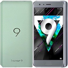 Honor 9 4G/LTE Gray 128GB  6GB Dual-SIM Factory Unlocked GSM NEW