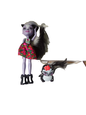 Mattel Enchantimals New Signature Sage Skunk Doll Her Pet Skunk