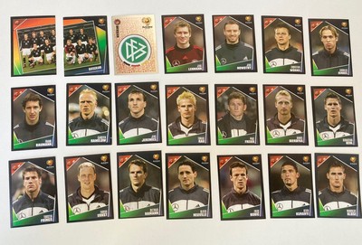 Panini Euro 2004 EM 04 Complete Set Deutschland 21 Stickers
