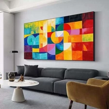 Abstract Hand Painted Oil Painting On Canvas For Living Room Home Decor X368
