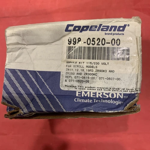 Emerson 998-0520-00 115/230 V Motor Protection Module Kit for Scroll Compressors