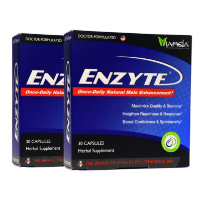 Enzyte Male Enhancement w/ Horny Goat Weed & Asian Ginseng - 30ct (2 Pack)