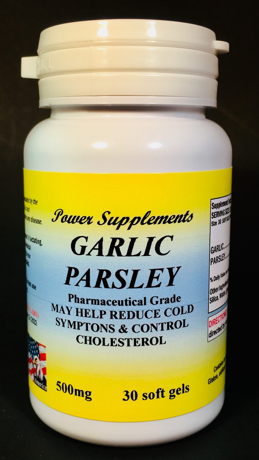 Garlic Parsley,cholesterol,digestive aid,antioxidant 30 soft gels