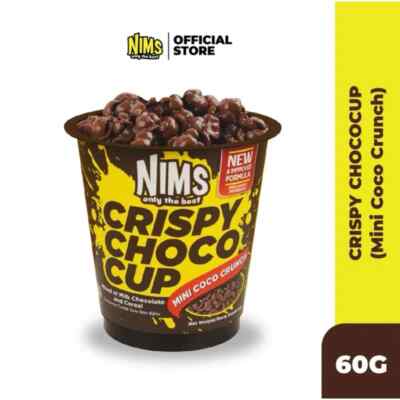 60g X 2CUP NIMS Crispy ChocoCup Snack Mini Rainbow Crunch NIMS CRISPY CHOCO CUP