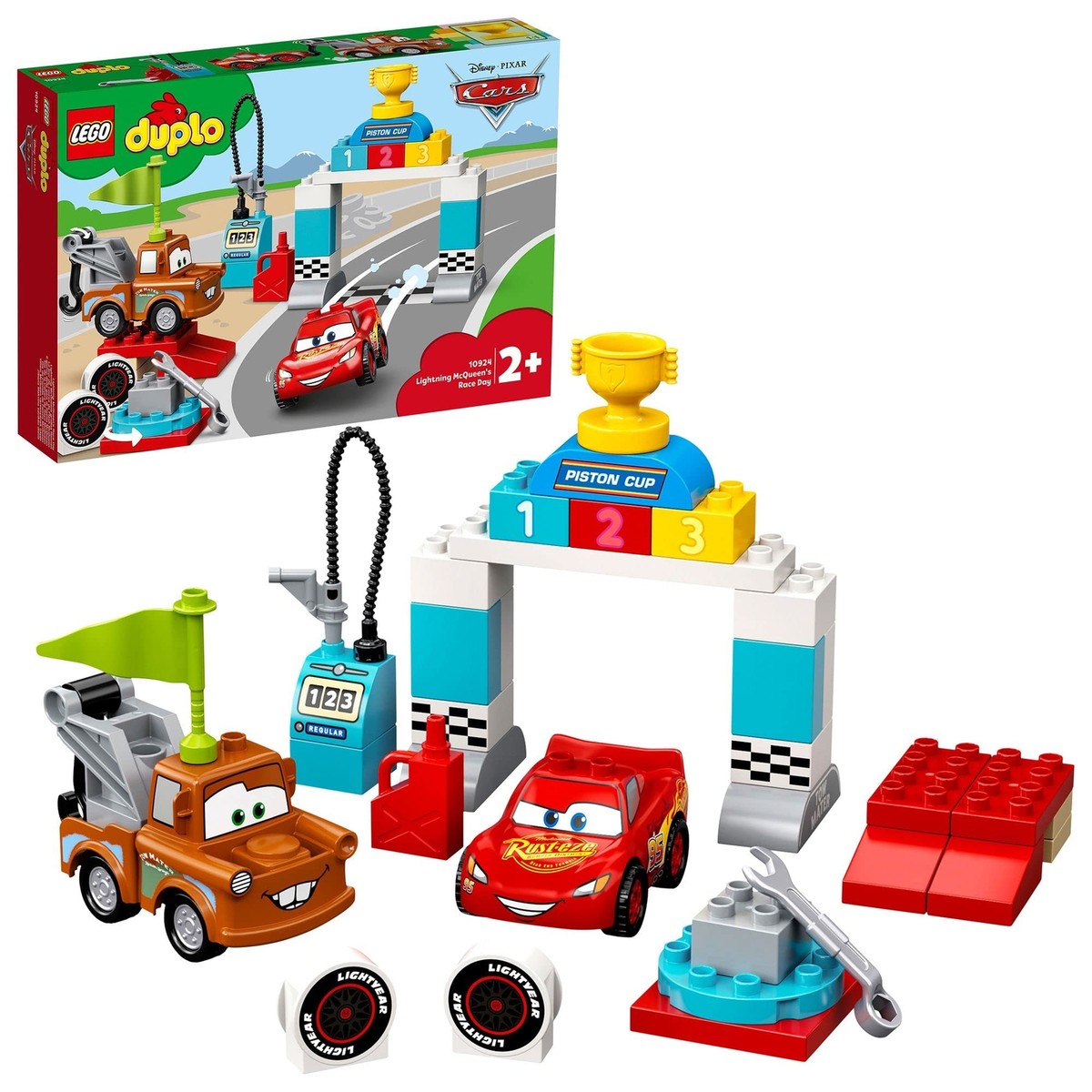 Lego Duplo Lightning Mcqueen Lace Day 10924 ABS 42 pieces Disney
