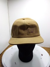 Made In The USA Brown Canvas Tractor Snapback hat