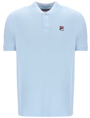 FILA Men's Volley Baseball Collar Polo Shirt Short Sleeve Cotton Jersey XS-4XL - Picture 33 of 37