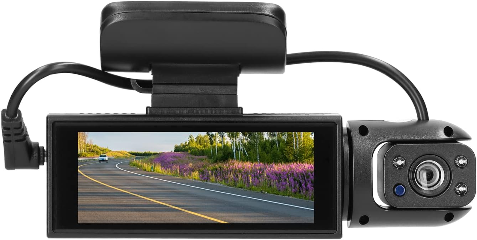 Multi-Language Dual Lens Car Video Recorder Auto Dash Cam Car Camera Recorder Ni