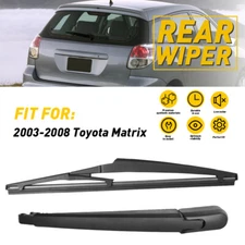 Rear Wiper Blade & Arm for Toyota 2003-2008 Matrix Back Window Windshield Wiper