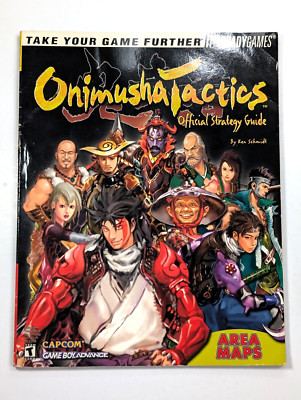 Onimusha Tactics Game Boy Advance strategy guide - worn condition