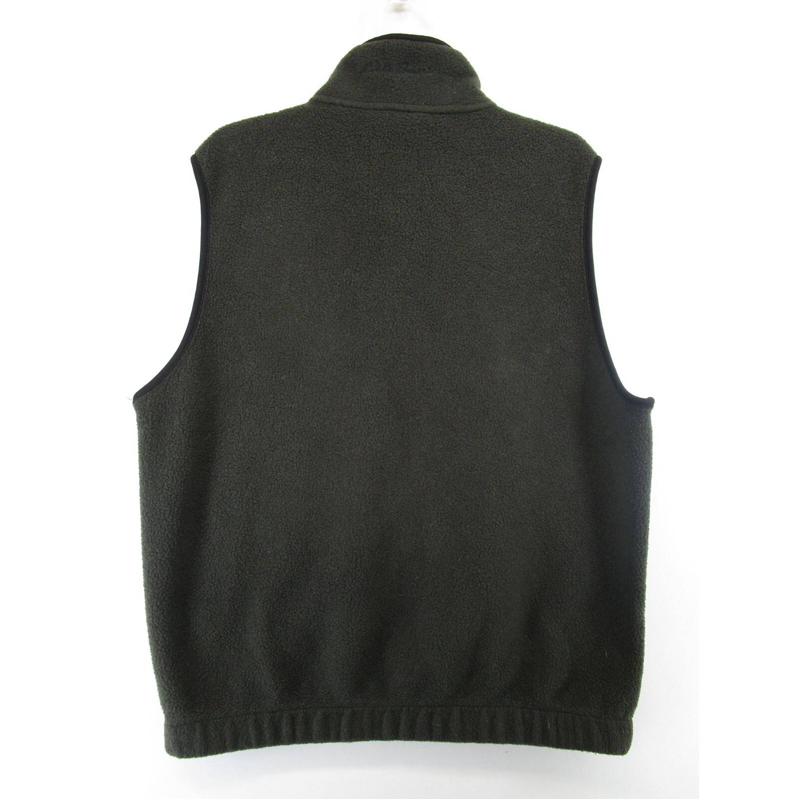 Eddie Bauer Mens S Full Zip Up Sleeveless Mock Neck Vest Olive eBay