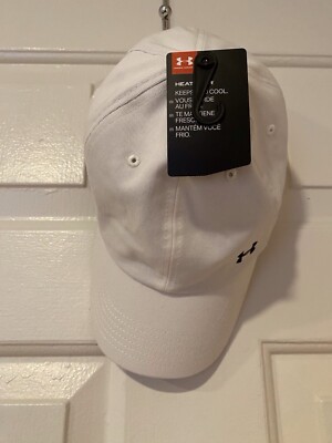 Women s Under Amour White Keep You Cool Cotton Hat New With Tag