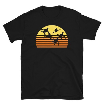 Duck Whisperer Love Ducks Retro Sun Autumn Sky Cool Gift Tee Unisex T-Shirt