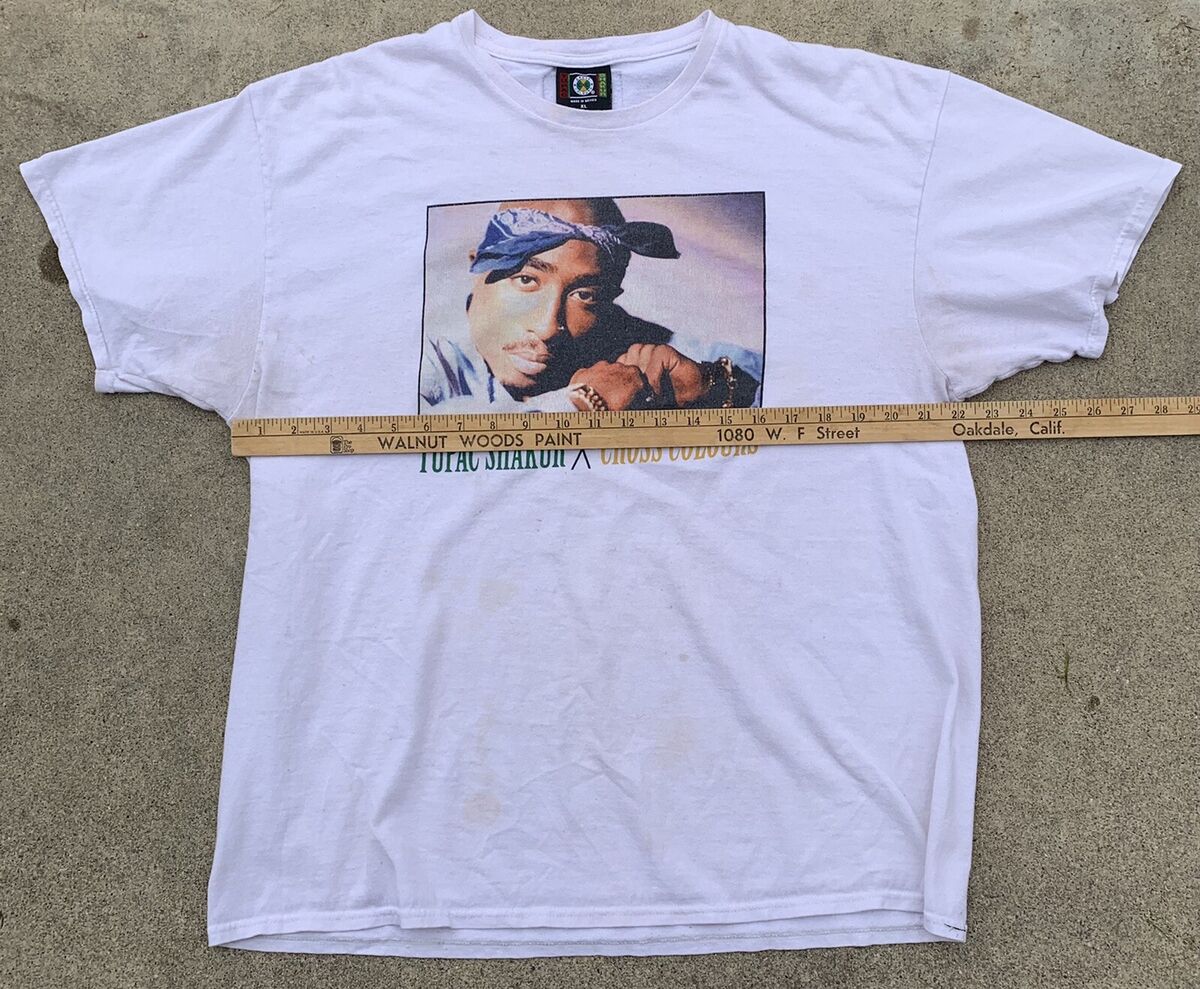vintage Tupac Shakur X Cross Colours t-shirt rap tee size XL vintage Tupac Shakur X Cross Colours t-shirt rap tee size XL
