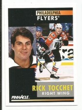 RICK TOCCHET 1991-92 PINNACLE CARD NM-MT CONDITION