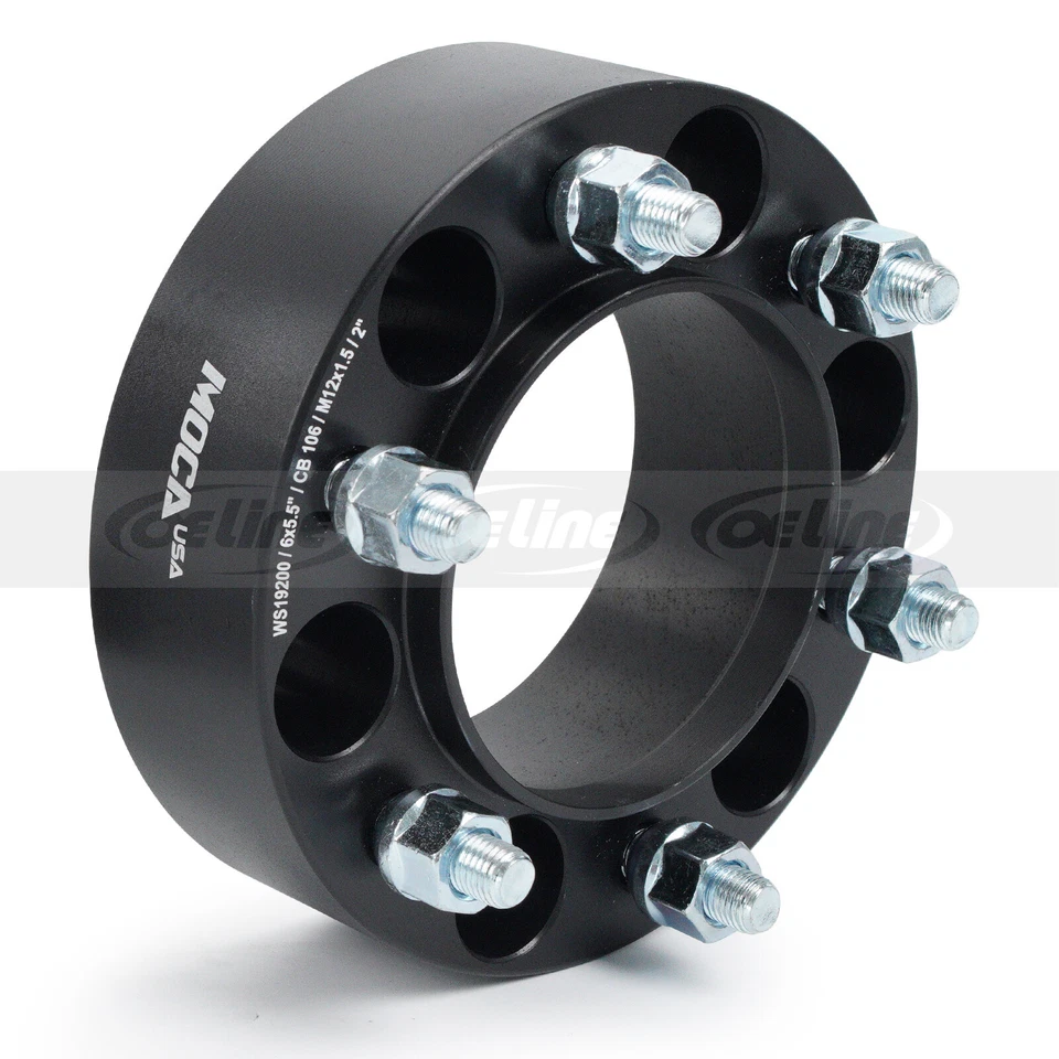 4PC 2" Hubcentric 6x5.5 Wheel Spacers Fits Toyota 4Runner Tacoma Tundra Sequoia - Изображение 2 из 4