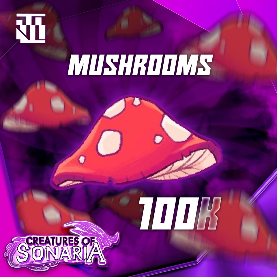 ROBLOX 100k Mushrooms | Creature Of Sonaria | Cheap and Fast | COS