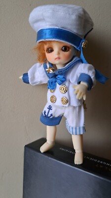 bjd Doll 11cm, 4.5 inch Ruby red
