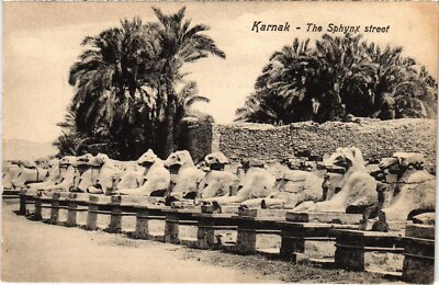 CPA AK KARNAK The Sphinx Street EGYPT (1325979)