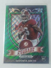 2021 PANINI PRIZM DRAFT PICKS GREEN WAVE DEVONTA SMITH ROOKIE FOOTBALL CARD #165