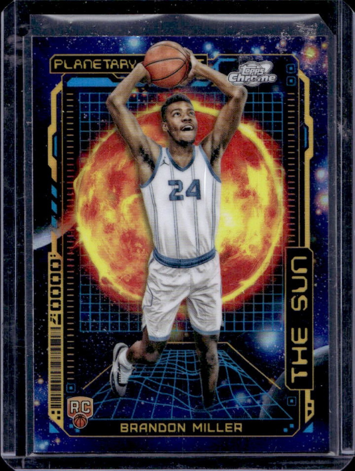 2023-24 Topps Cosmic Chrome Brandon Miller Planetary Pursuit RC Sun #PPS-5