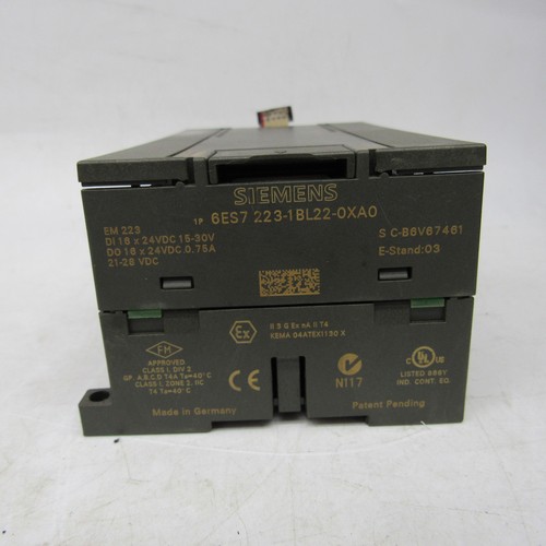 SIEMENS 6ES7 223-1BL22-0XA0 EM 223 DC/RELAY MODULE TESTED WORKS FAST SHIPPING - Afbeelding 3 van 7
