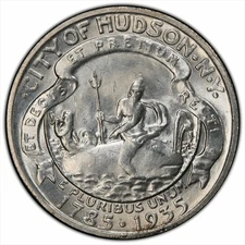 1935 Hudson 50C PCGS MS 64 CAC