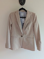 JCrew Factory Women's One Button Herringbone Blazer Jacket, NWT, Size 2