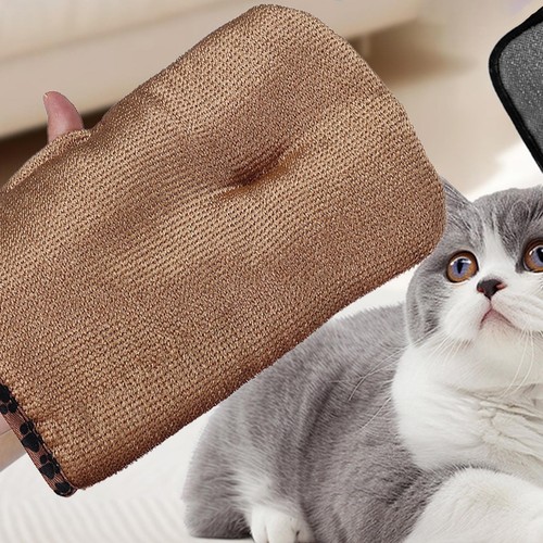 Guanti Da Toelettatura A Doppio Lato Per Animali Domestici, Strumento - Foto 12