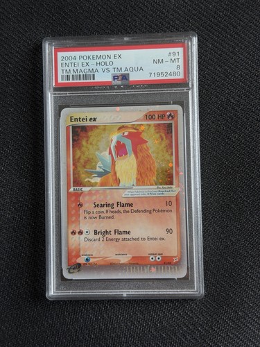 Entei ex graded PSA 8 for sale on eBay